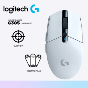 MOUSE LOGITECH G305 LIGTHSPEED WIRELESS WHITE