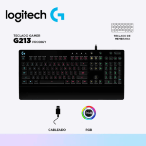 TECLADO LOGITECH G G213 PRODIGY RGB GAMING