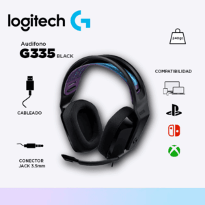 AUDIFONO C/MICROF. LOGITECH G335 BLACK