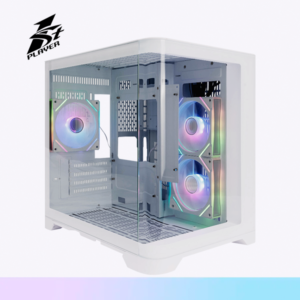 CASE 1 ST PLAYER UV5 WHITE / FAN X3 RGB / M-ATX