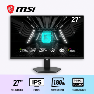 MONITOR GAMER MSI G274F 27" / 180HZ / IPS / FULLHD /PLANO / 1ms