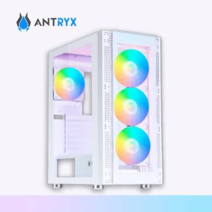 CASE ANTRYX RX-260 WHITE FAN X4 RGB (AC‐ RX260WFR)
