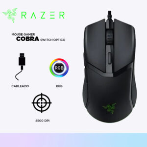 MOUSE RAZER COBRA 8500 DPI SWITCH OPTICO