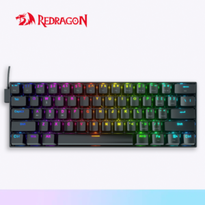TECLADO REDRAGON DRAGONBORN K630RGB BLACK RED SWITCH
