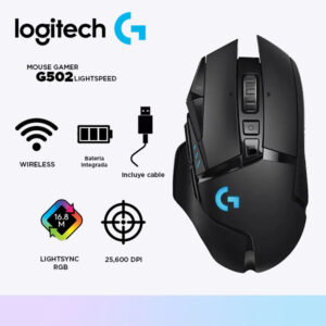 MOUSE LOGITECH G502 LIGTHSPEED WIRELESS BLACK