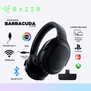 AUDIFONO C/MICROF. RAZER BARRACUDA X 2022 WIRELESS