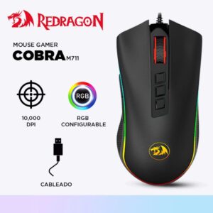 MOUSE REDRAGON COBRA BLACKM711