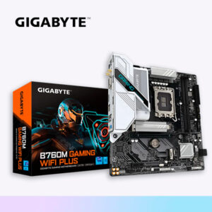 PLACA GIGABYTE B760M GAMING PLUS WIFI DDR5 / 2 slot (M-ATX, 12 -13-14gen)
