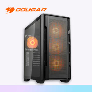 CASE UNIFACE BLACK mid tower COUGAR/ FAN X4 RGB / CGR-5C78B-RGB