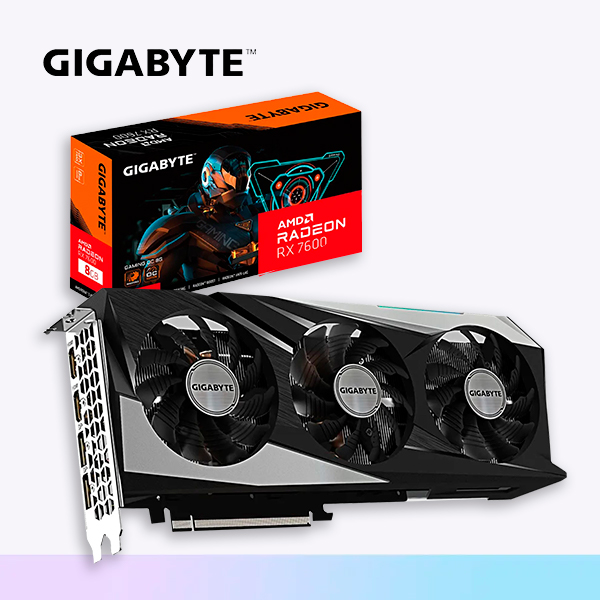 GRAFICA RX7600 8GB GAMING OC GIGABYTE