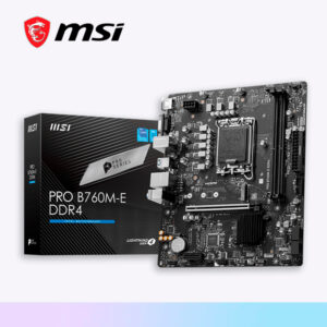 PLACA INTEL MSI PRO B760M-E DDR4 / 2 SLOT/ M-ATX