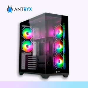 CASE GAMER ANTRYX FX 970 PRO BLACK / FAN X5 RGB (AC‐ FX970KP)