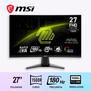 MONITOR GAMER MSI MAG 27C6F 27" / 180HZ/ CURVO/ FULLHD/ VA
