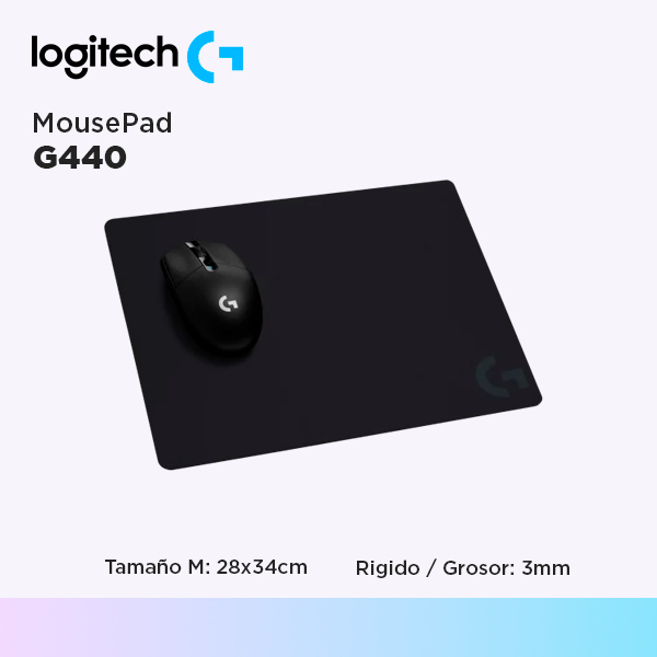 MOUSEPAD LOGITECH G440 HARD MEDIUM BLACK 28x34 / 3mm