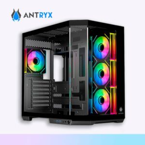 CASE GAMER ANTRYX FX 800 BLACK INFINITY ARGB FAN X4
