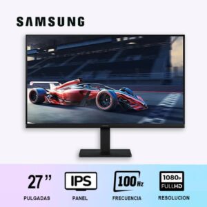 MONITOR SAMSUNG 27" IPS/ 100HZ/ FULLHD/PLANO/HDMI/LS27D300GALXPE
