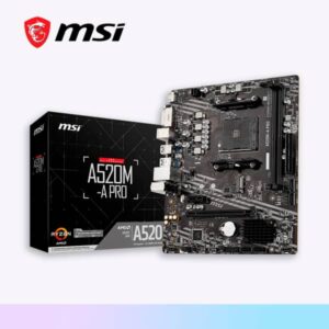 PLACA MSI A520M- A PRO S/V/L DDR4/ HDMI (2 Slots RAM DDR4 / RYZEN )