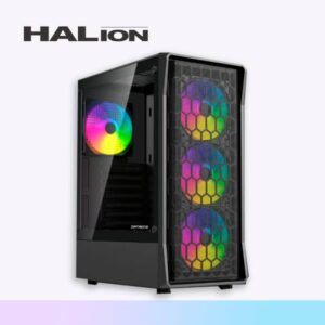 CASE GAMER ATX DATAONE ZIGMA G03 MALLA / FAN X4 RGB