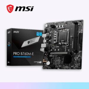 PLACA INTEL MSI PRO B760M-E DDR5 / 2 SLOT
