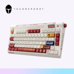 TECLADO THUNDEROBOT ONCE LEVEL UP/ al 80% - Switch Amarillo/  Inalambrico (Triple Conexión)