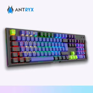 TECLADO MECANICO INALAMBRICO ANTRYX MK865 TRIX, RED SWITCH (AMK‐ 865TXKRE‐SP)