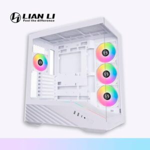CASE LIAN LI VECTOR V100R WHITE, ARGB FAN X4, VIDRIO TEMPLADO (V100RW)