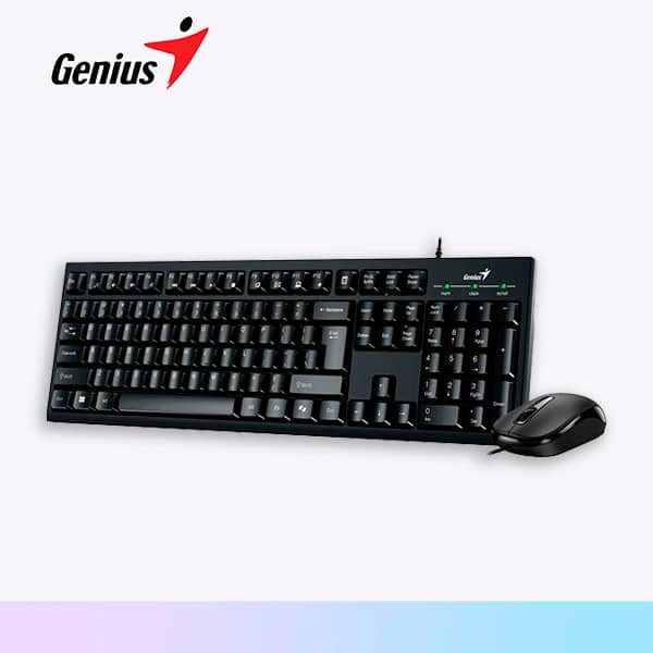 KIT TECLADO GENIUS + MOUSE KM-100SE AI COPILOT USB SP