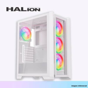 CASE GAMER HALION TITAN 109 WHITE / FAN X 4 RGB