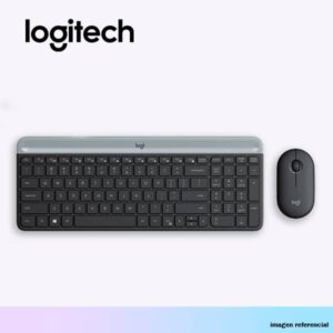 KIT LOGITECH TECLADO + MOUSE MK470 WIRELESS SLIM USB