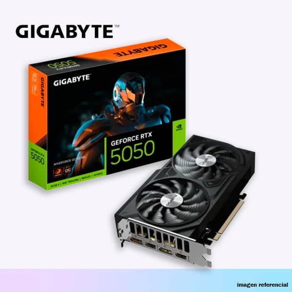 GRAFICA GIGABYTE RTX 5050 8GB V2 OC WINDFORCE (GV-N5050WF2OCV2-8GD)