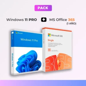 Pack Duo Windows 11 Pro + Office 365 (x1 Año)