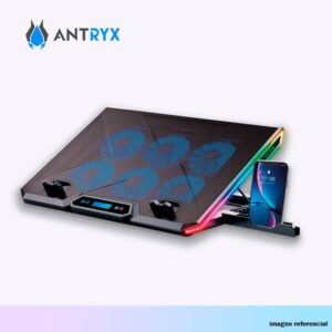 COOLER P/NOTEBOOK GAMING ANTRYX XTREME AIR X610 PLUS, UP TO 17", RGB (ACP‐ X610PK)