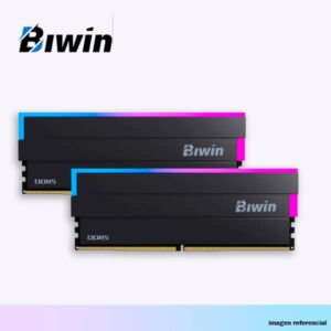 RAM DDR5 48GB ( 2 X 24GB) 6000MHZ BIWIN RGB BLACK OPAL DW100 (BXL54860DW1-D28FB)