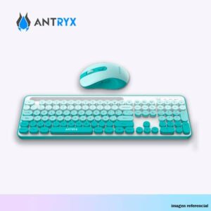 KIT WIRELESS TECLADO + MOUSE ANTRYX WS-970 GREEN