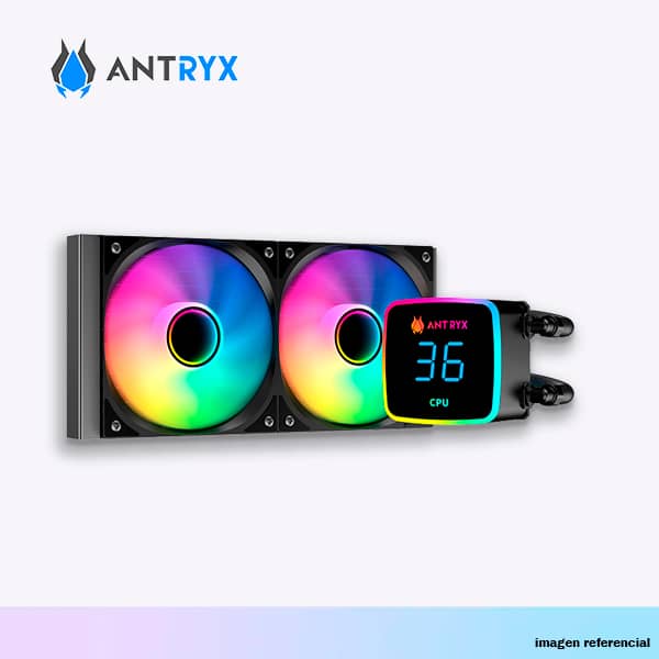 ENFRIAMIENTO LIQUIDO ANTRYX TRITON EDGE 240 BLACK, ARGB (AWC TED240K)
