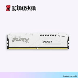RAM DDR5 16GB 5200MHZ WHITE KINGSTON (KF552C40BW-16)
