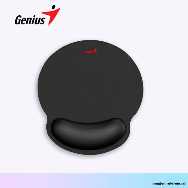 MOUSEPAD GENIUS G-WMP 100 C/DESCANSADOR BLACK