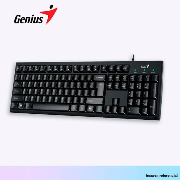 TECLADO GENIUS SMART KB-100 AI COPILOT USB SP BLACK