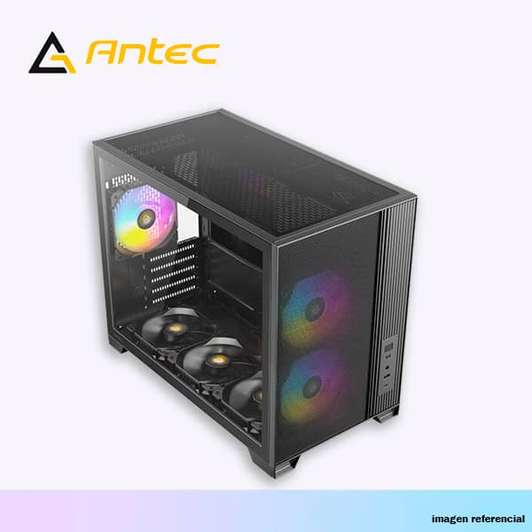CASE ANTEC FLUX M MNT 6 FANES (3FANS + 3RGB) / M-ATX