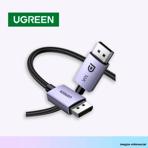 Cable DISPLAYPORT 16K - 3Mts Mallado UGREEN DP118 - 25862