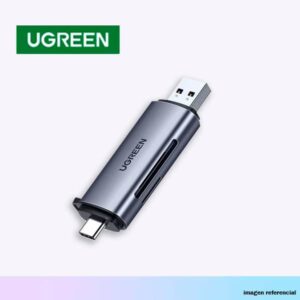 Lector Tarjetas 2 en 1 USB C & USB A 3.0 a SD/Micro SD TF - UGREEN CM185 - 50706