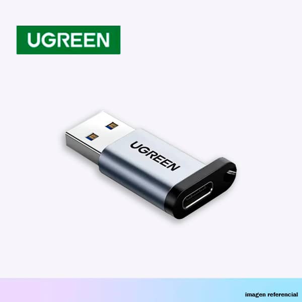 Adaptador USB-A 3.0 Macho a USB-C Hembra UGREEN US276 50533